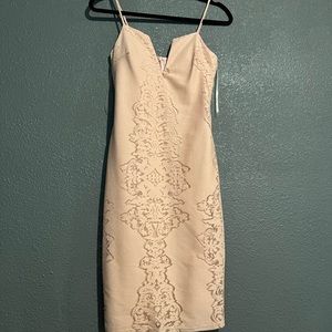 Light pink lace dress